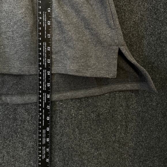 14th & Union Gray Peplum Sweatshirt Women’s M Casual Chic Cottagecore Preppy - Picture 6 of 8